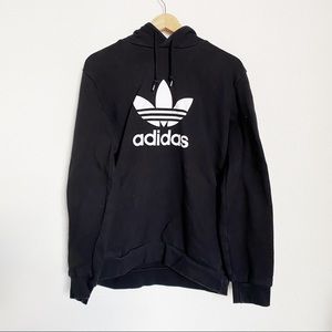 Adidas Men’s Trefoil Hoodie Sweatshirt Black S